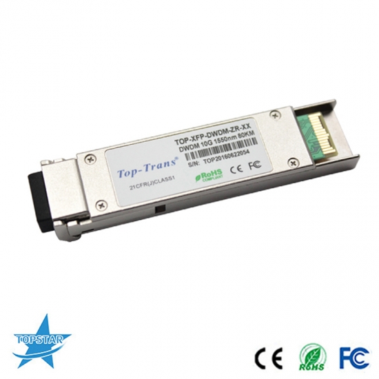 DWDM XFP 80km Network Transceiver Module