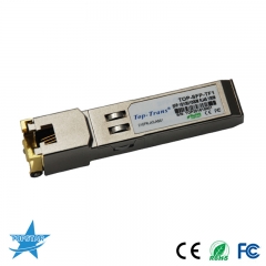 Professional SFP Copper RJ45 Module 10/100/1000 Mbps Modules Ethernet to SFP Supplier