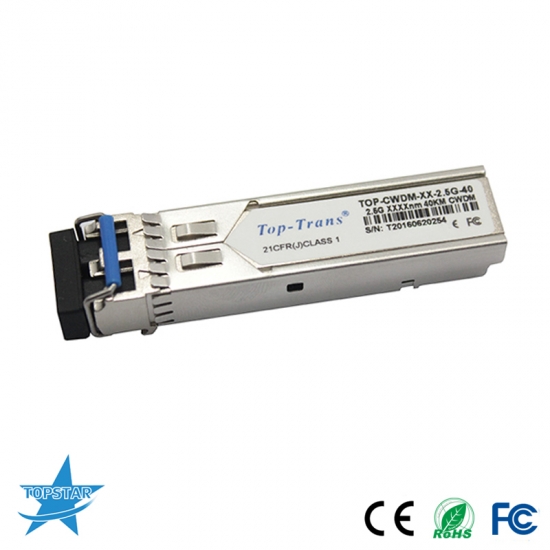 GBIC CWDM 2.5G 40km SFP Optical Transceiver