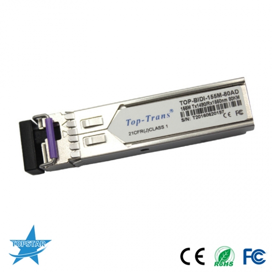 155M BIDI SFP 80km Module