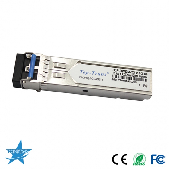 Optics 2.5G SFP 80KM DWDM