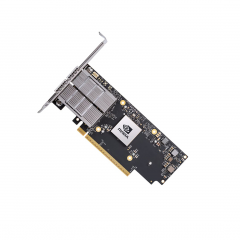 NVIDIA MCX713105AS-WEAT ConnectX-7 400GbE Single-Port QSFP112 PCIe 4.0/5.0 x16 Tall-Bracket Secure-Boot Ethernet Adapter